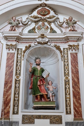 Obraz na płótnie Macchiagodena - San Giuseppe nella Chiesa di Sant'Antonio di Padova w salonie
