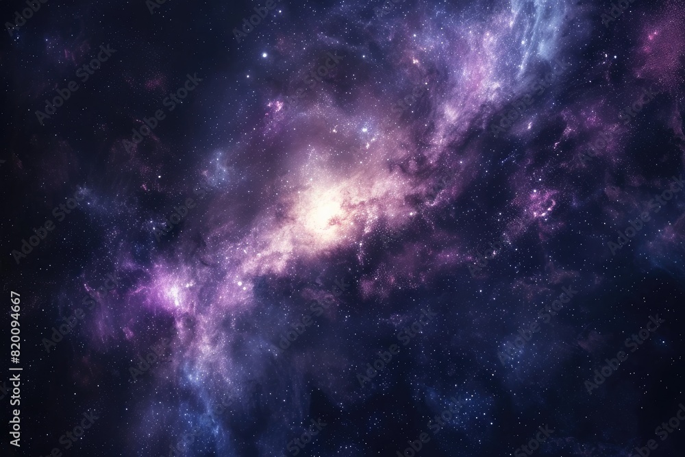 Beautiful cosmic background with vibrant colors