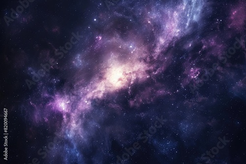 Beautiful cosmic background with vibrant colors