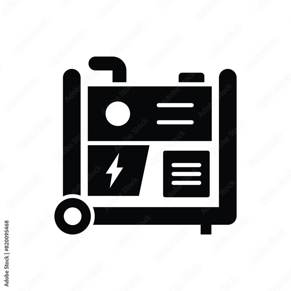 generator icon vector electric power icon generator icon vector electric power icon