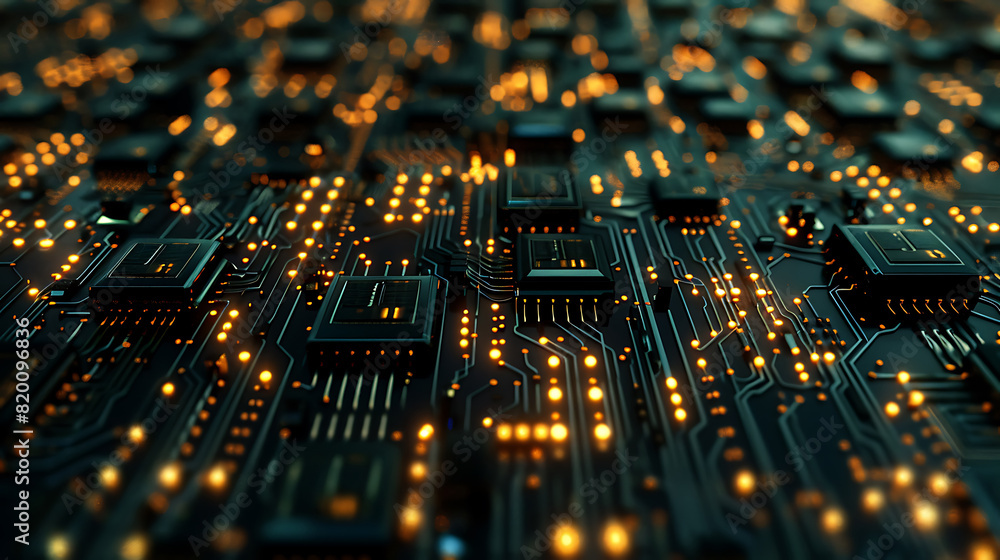 Obraz premium background of technology