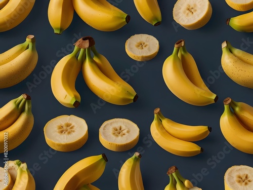 Banana Bonanza: Graphic-Ready Fruit Imagery photo