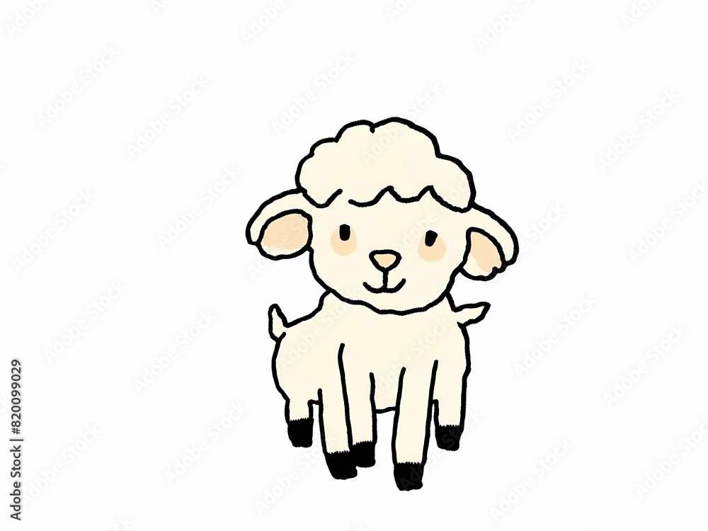 illustration of sheep art illustration of sheep art