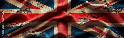 British Pride: Union Jack Patterned Background for UK Flag Template