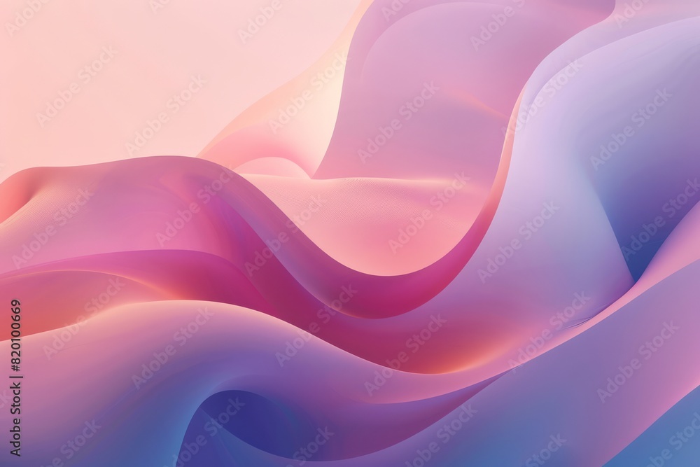 Abstract soft gradient waves background. AI generative Abstract soft gradient waves background. AI generative