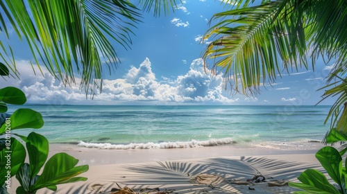 A Serene Tropical Beach Paradise