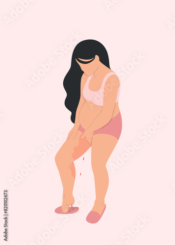 Pregnant woman has Leaking amniotic fluid