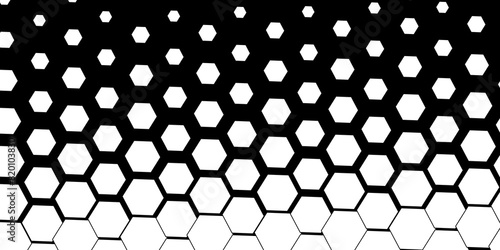 Abstract elegant background black line texture. Abstract black geometric overlapping hexagon pattern abstract futuristic background design. data concept. vector illustration.	