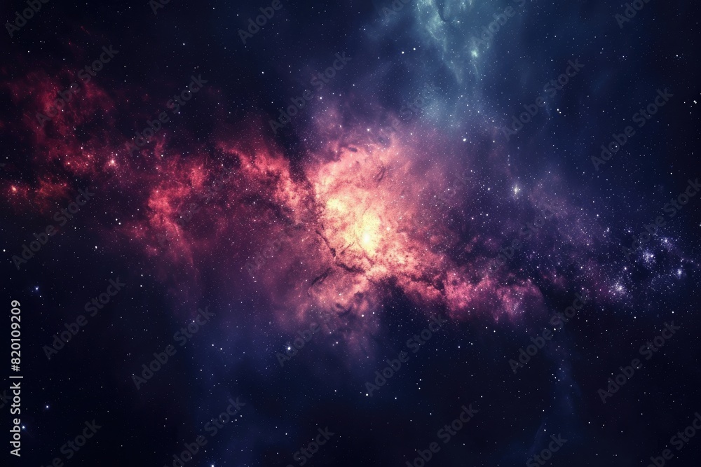 Colorful galaxy with cosmic dust and nebulas Colorful galaxy with cosmic dust and nebulas