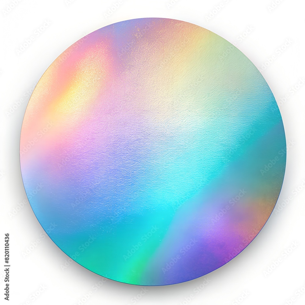Round paper sticker hologram lilac gradient color. Round paper sticker hologram lilac gradient color.
