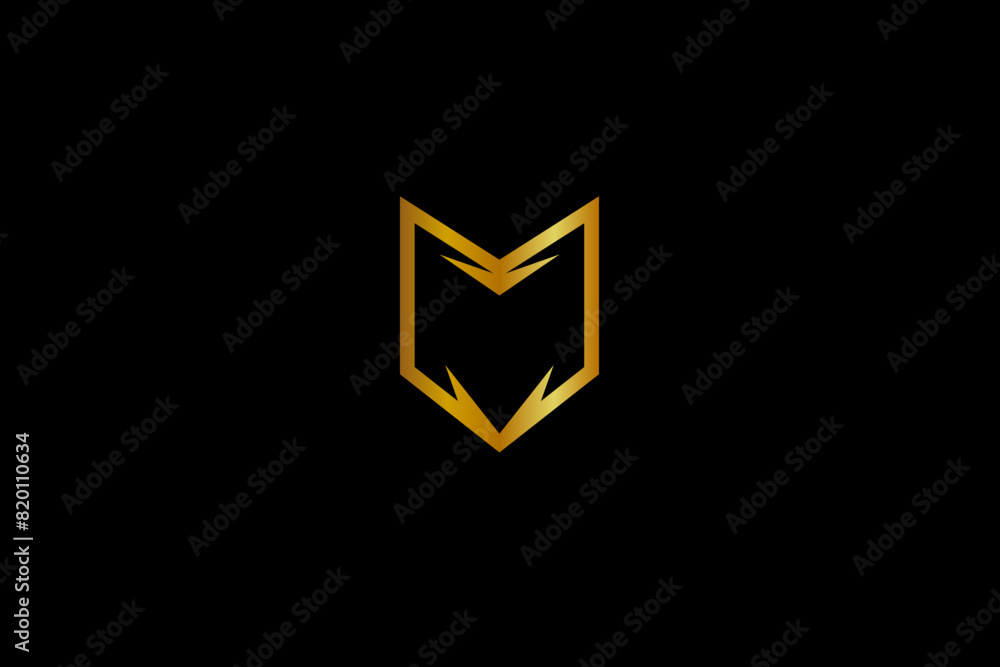 Shield and arrow business logo concept Shield and arrow business logo concept