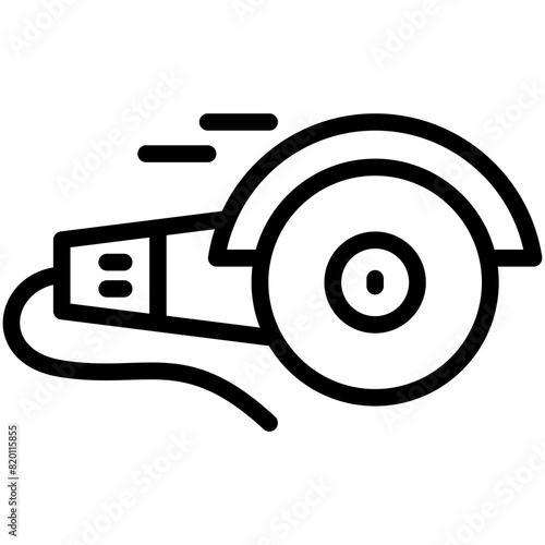 grinder line icon