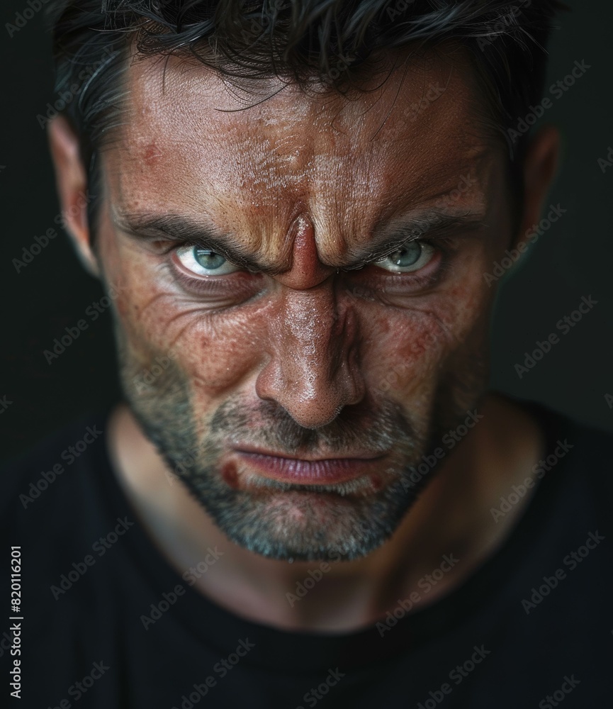 Portrait of an Intense Man Portrait of an Intense Man