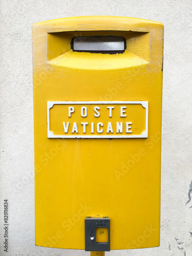 Wallpaper Mural Yellow post box in Vatican city Torontodigital.ca