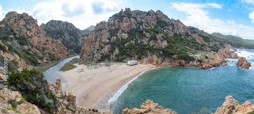 Li Cossi beach in Sardinia, Italy