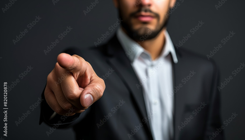 businessman pointing at you businessman pointing at you
