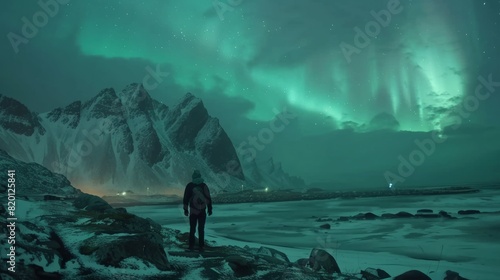 Aurora Borealis Timelapse on Lofoten Islands Norway