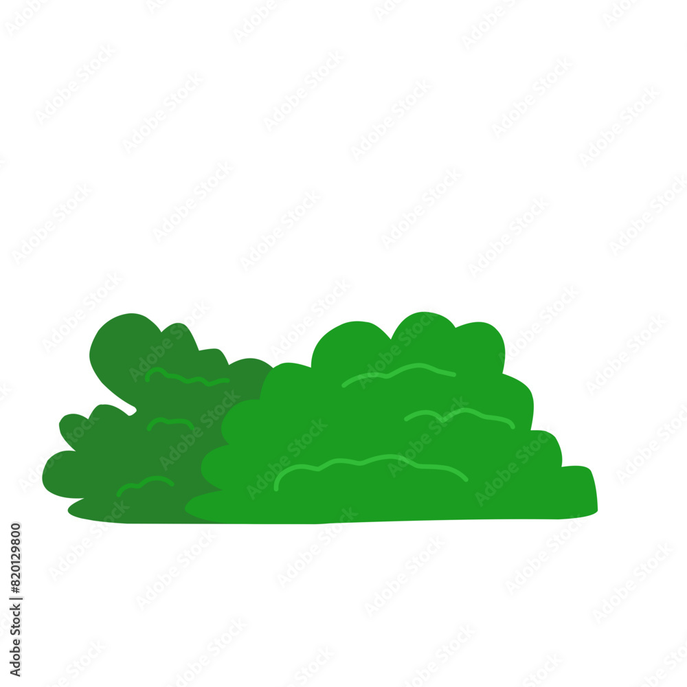 Bush vector illustration Bush vector illustration