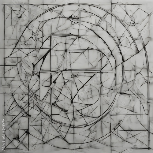 Broken glass on a white background. Broken glass. Broken glass.