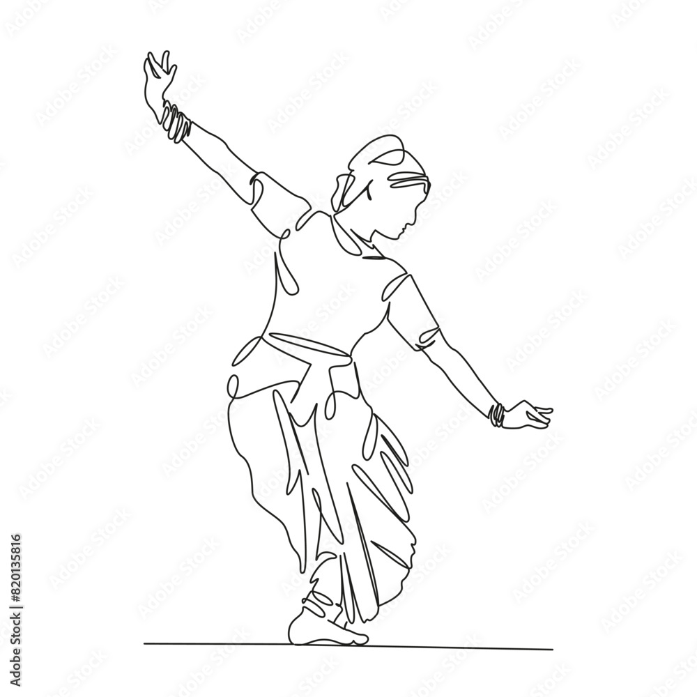 Indian girl dancing Indian girl dancing