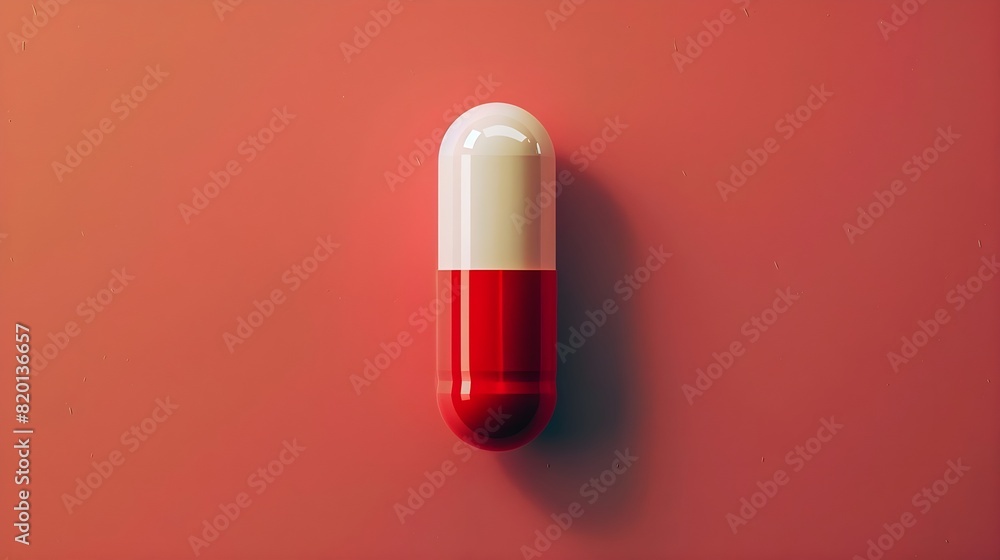 A minimalist representation of medicine pills. A minimalist representation of medicine pills.