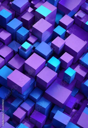 Modern abstract 3d geometric background  3d illustration  3d render  generated by ai