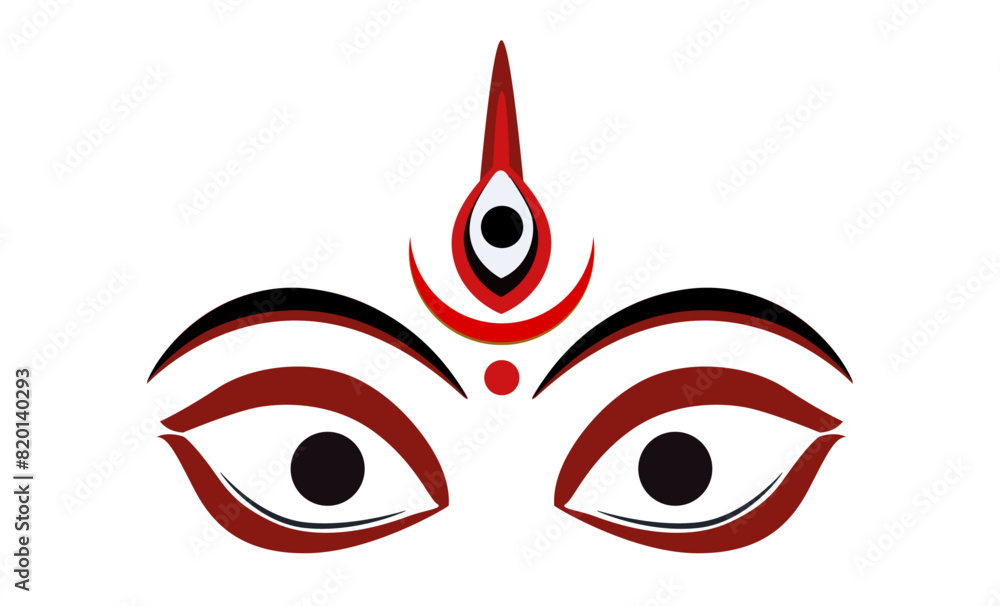 Lord Durga eyes Lord Durga eyes