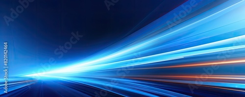 A blue and green image of a long, thin line with many small dots. The image is abstract and has a futuristic feel to it