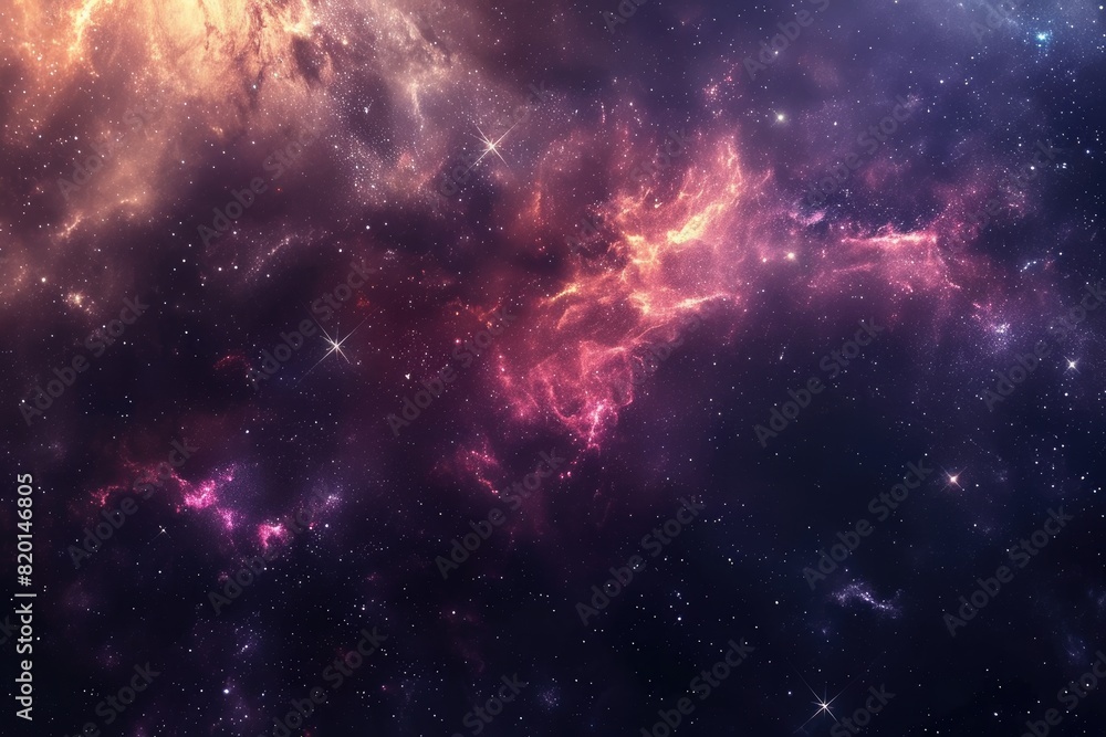 Beautiful galaxy background with nebulas and stars Beautiful galaxy background with nebulas and stars