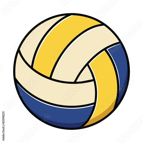 a volleyball ball vector illustration 