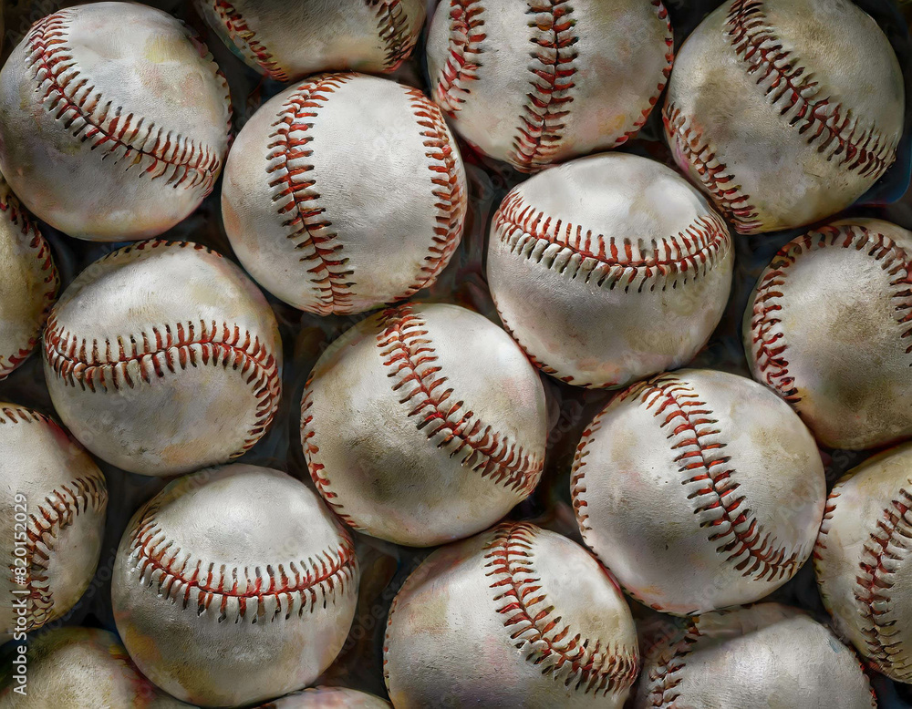 Baseballs abstrakt hintergrund Baseballs abstrakt hintergrund