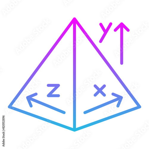Coordinate Axis Icon