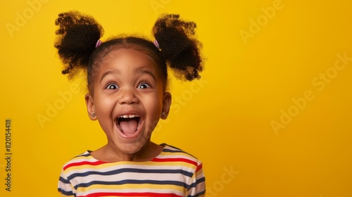 A Joyful Little Girl’s Portrait photo