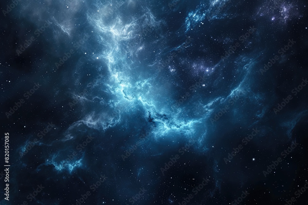 Stunning galaxy with nebulas and cosmic dust Stunning galaxy with nebulas and cosmic dust