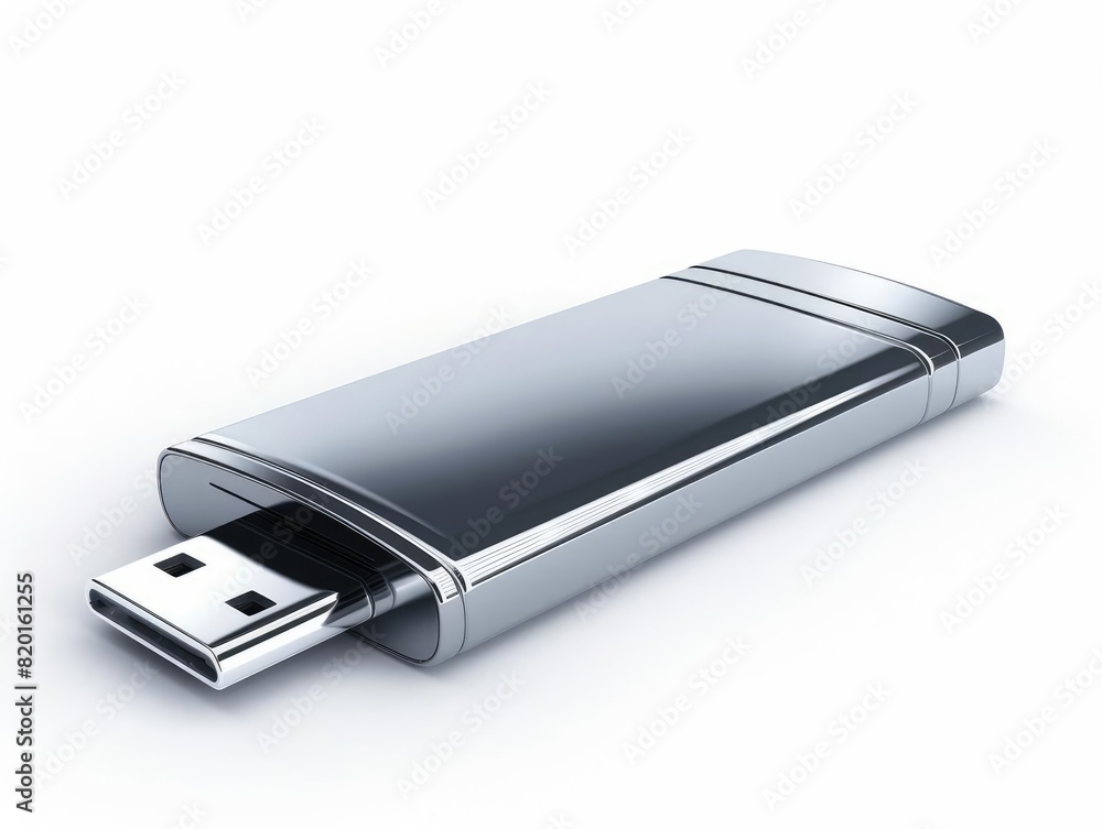 USB drive isolated on white background USB drive isolated on white background