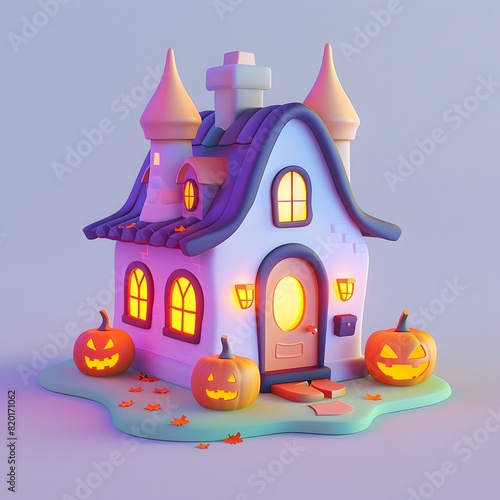 3D Enchanted Halloween House