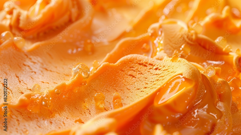 Orange flavor gelato Orange flavor gelato