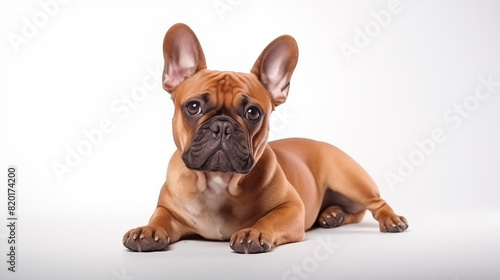 French bulldog isolated on white