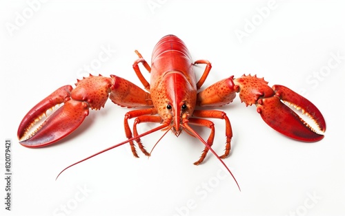Lobster Against White