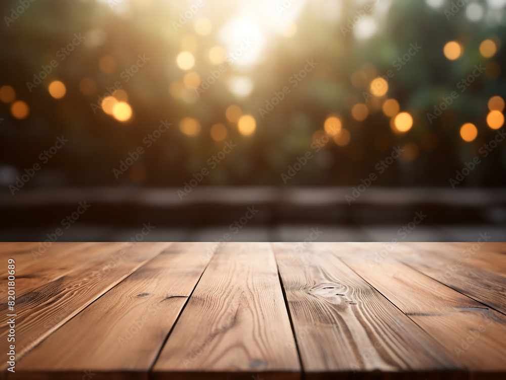 Amidst abstraction, a wooden table offers its simple charm Amidst abstraction, a wooden table offers its simple charm