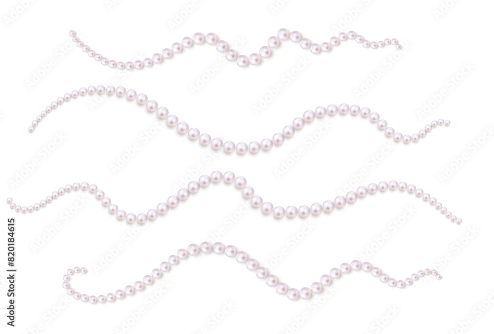 Pearls. Beads. Jewelry. Beautiful vector background. Pearls. Beads. Jewelry. Beautiful vector background.
