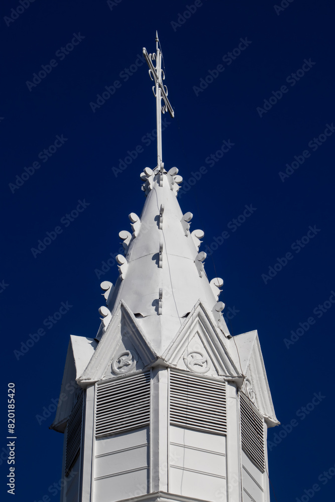 Historical chapel Our Lady of La Valvanera built in 1903 at the beautiful heritage town of Salamina in the department of Caldas in Colombia Historical chapel Our Lady of La Valvanera built in 1903 at the beautiful heritage town of Salamina in the department of Caldas in Colombia