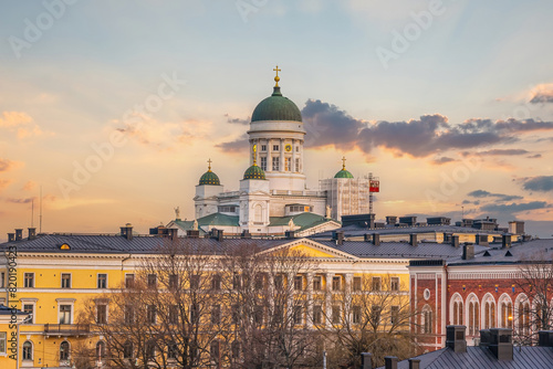 Helsinki Cathedral in the centre of Helsinki, Finland