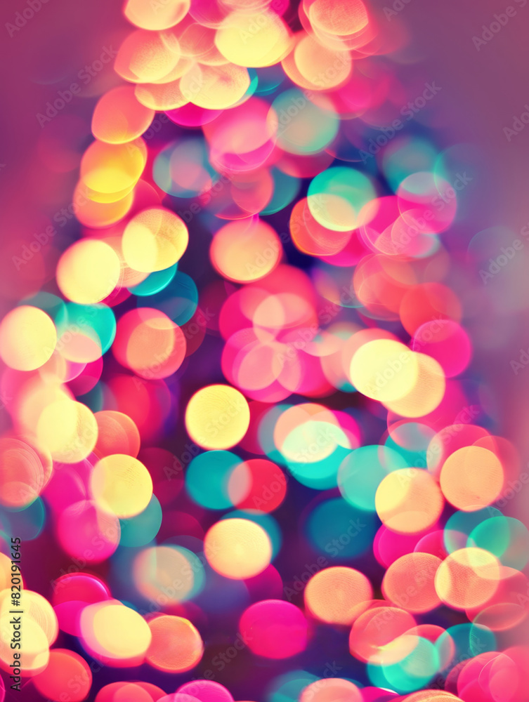 Festive Christmas background defocused blur bokeh light
