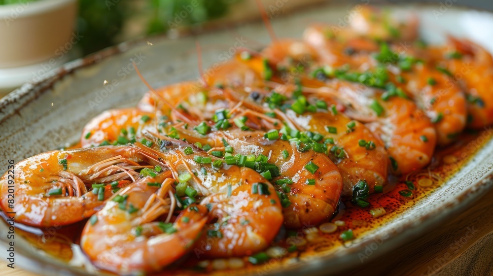 Delicious shrimp soaked in Chinese wine named drunken shrimp for lunar new year's dishes. Delicious shrimp soaked in Chinese wine named drunken shrimp for lunar new year's dishes.