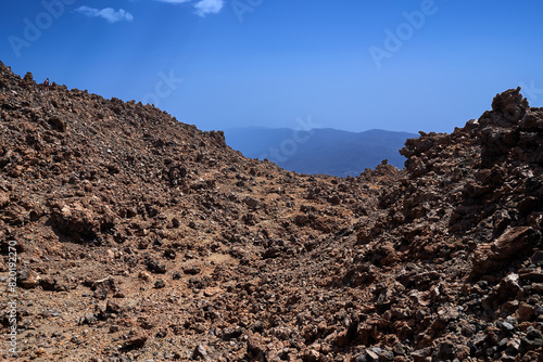 The impressive caldera of Teide, natural spectacle,