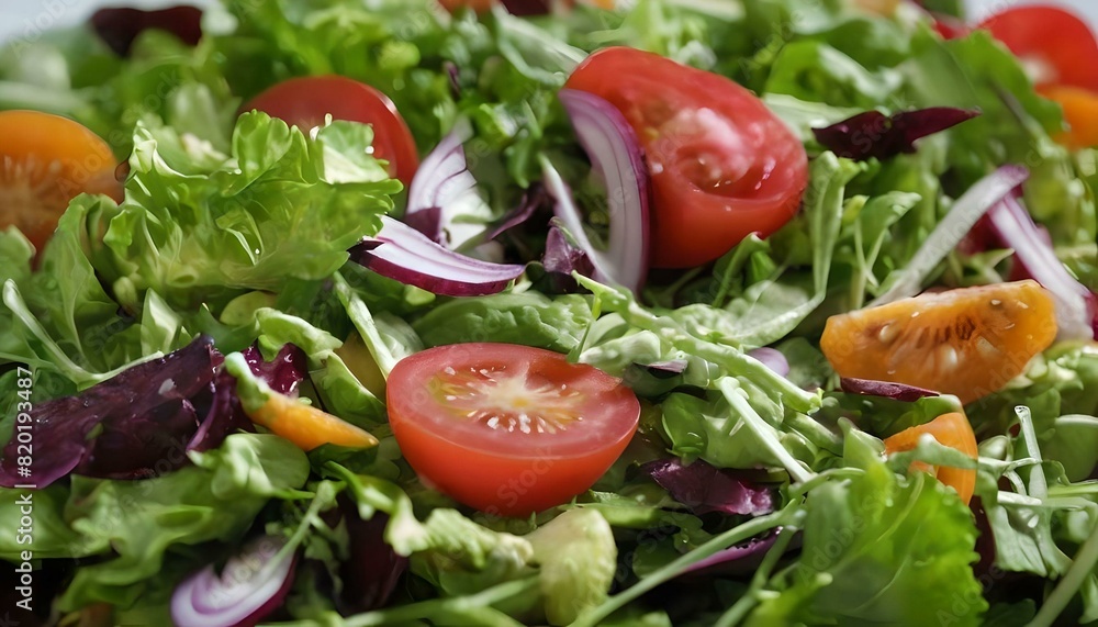Delicious and Nutritious Mixed Salad with Fresh Ingredients, Perfect for a Healthy Lifestyle Delicious and Nutritious Mixed Salad with Fresh Ingredients, Perfect for a Healthy Lifestyle