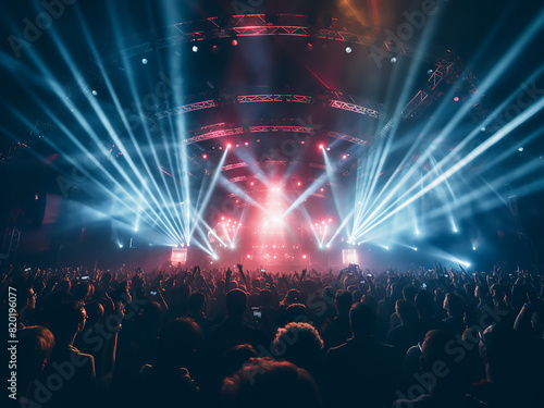 Be electrified by stage lights and a lively concert crowd