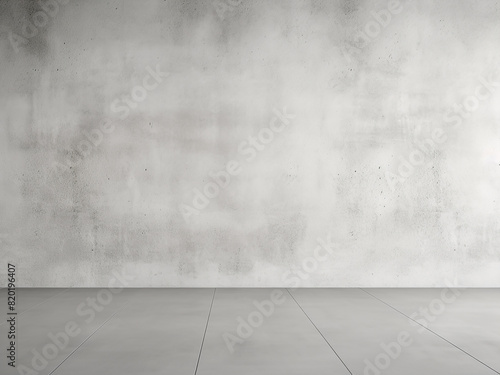 Soft concrete floors retro concept in vintage-style white cement wall background © Llama-World-studio