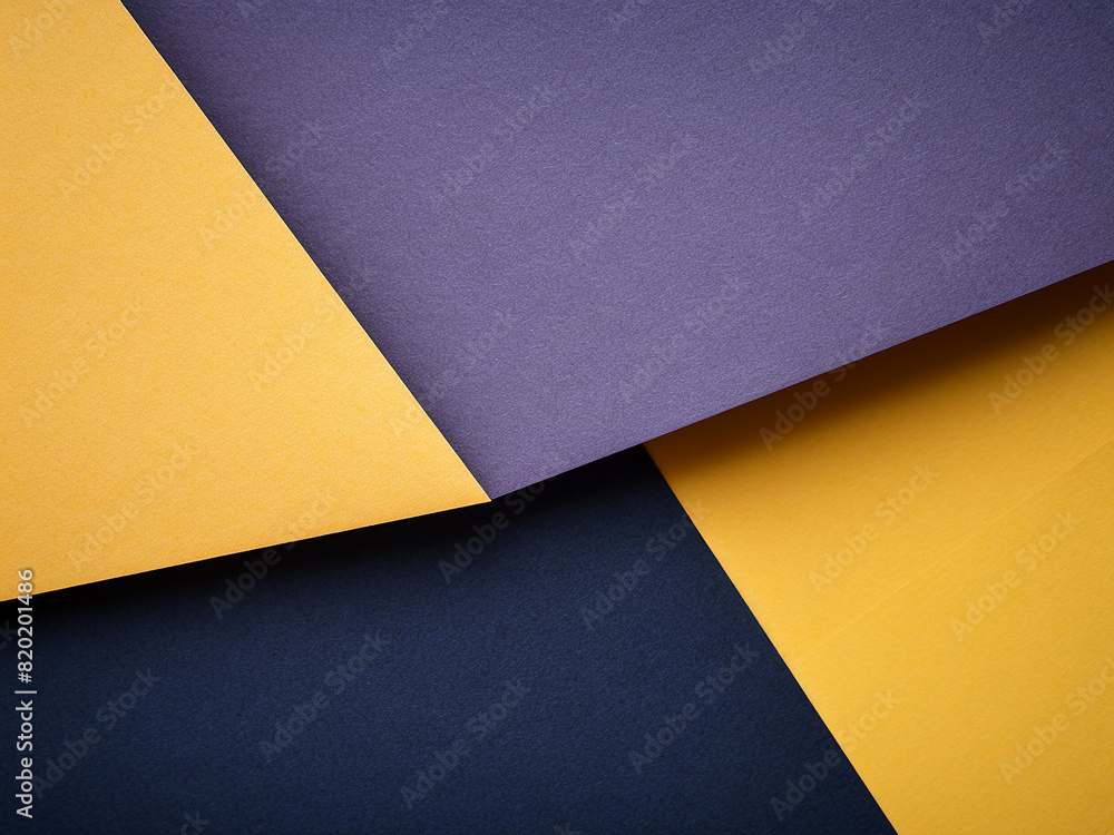 Craft texture in yellow, violet, navy blue, geometric shapes on vintage abstract cardboard Craft texture in yellow, violet, navy blue, geometric shapes on vintage abstract cardboard